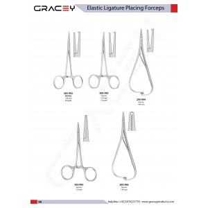 Elastic Ligature Placing Forceps